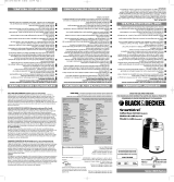 Black and Decker Appliances CBG5 Manual de usuario