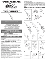 Black & Decker Dust Buster CFV9610 Manual de usuario