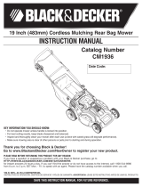 Black & Decker CM1936 Manual de usuario