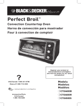 Black and Decker Appliances Perfect Broil CTO4400B-06G Manual de usuario
