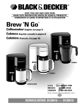 Black & Decker Brew'N Go DCM16 Manual de usuario
