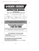Black & Decker HT020 Manual de usuario