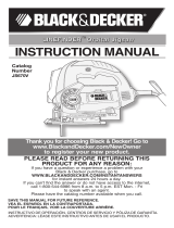 Black & Decker LINEFINDER JS670V Manual de usuario