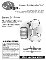 Black & Decker KEC500 Manual de usuario
