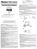 Black & Decker Master Mechanic 390002-01 Manual de usuario