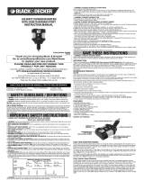 Black & Decker PI101B Manual de usuario