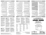 Black & Decker RC700-RC800 Manual de usuario
