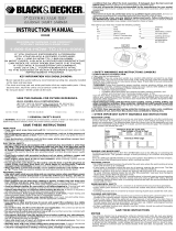 BLACK+DECKER RO100B Manual de usuario