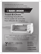 Black & Decker TRO390B Manual de usuario