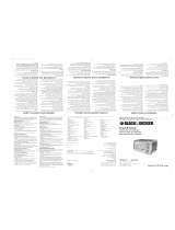 Black & Decker Toast-R-Oven TRO700 Series Manual de usuario