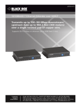 Black Box 10/100BASE-T Ethernet Extender over VDSL2 Manual de usuario