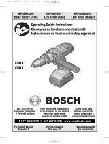 Bosch 17614-01 Manual de usuario