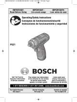 Bosch PS11 Manual de usuario