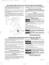 Bosch Appliances 3455 12V Manual de usuario