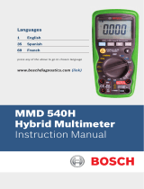 Bosch Appliances MMD 540H Manual de usuario