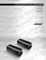 Bose LIFESTYLE SA-2 Manual de usuario