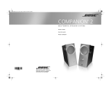 Bose MULTIMEDIA SPEAKER SYSTEM COMPANION 2 Manual de usuario
