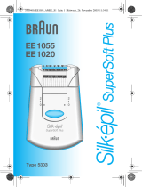 Braun EE1055, E1020, Silk-épil SuperSoft Manual de usuario