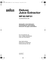 Braun MP81 Manual de usuario