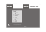 Breville BCG450XL Manual de usuario