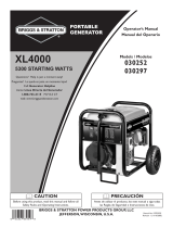 Briggs & Stratton XL4000 Manual de usuario