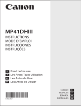 Canon MP41DHIII GB Instrucciones de operación