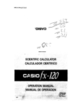 Casio fx-120 Manual de usuario