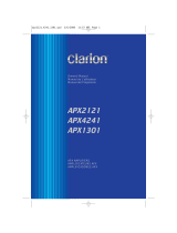 Clarion APX2121 Manual de usuario