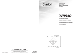 Clarion DVH940 Manual de usuario
