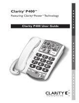 Clarity POWER p400 Manual de usuario