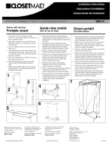 Closet Maid Portable Closet 1095-31 Manual de usuario