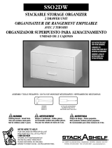 Closet Maid Stackable Storage Organizer SSO2DW Manual de usuario