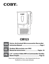 Coby CXR123 Manual de usuario