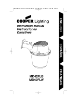 Cooper Lighting MD42FLW Manual de usuario