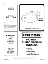 Craftsman 113.177980 Manual de usuario