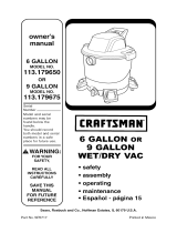 Craftsman 113.179650 Manual de usuario