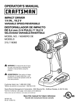 Craftsman 19.2-volt El manual del propietario