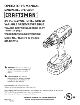 Craftsman 315.DD2015 Manual de usuario