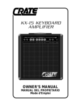 Crate Amplifiers KX-15 Manual de usuario