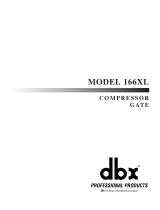 dbx 166XL Manual de usuario