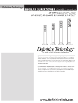 Definitive Technology BP-8020ST Manual de usuario