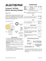 Desa Compact 150 Watt Motion Sensing Halogen 5511 Manual de usuario