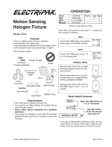 Desa Motion Sensing Halogen Fixture 5525 Manual de usuario