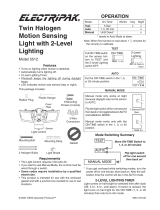 Desa Twin Halogen Motion Sensing Light with 2-Level Lighting 5512 Manual de usuario