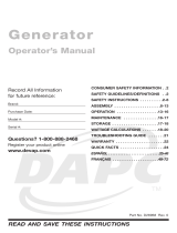 DeVilbiss Air Power Company D26968 Manual de usuario