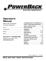 DeVillbiss Air Power Company GM1000 Manual de usuario