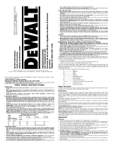 DeWalt DW106 Manual de usuario