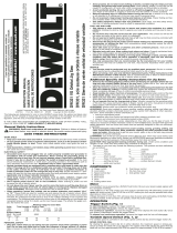 DeWalt DW331 Manual de usuario