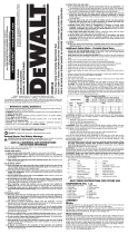 DeWalt DWM120 Manual de usuario