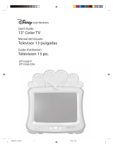 Disney 13" Color TV Manual de usuario
